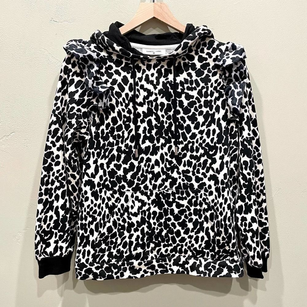 Sandy Liang for Target Leopard Print Hooded Sweatshirt - Size: Small